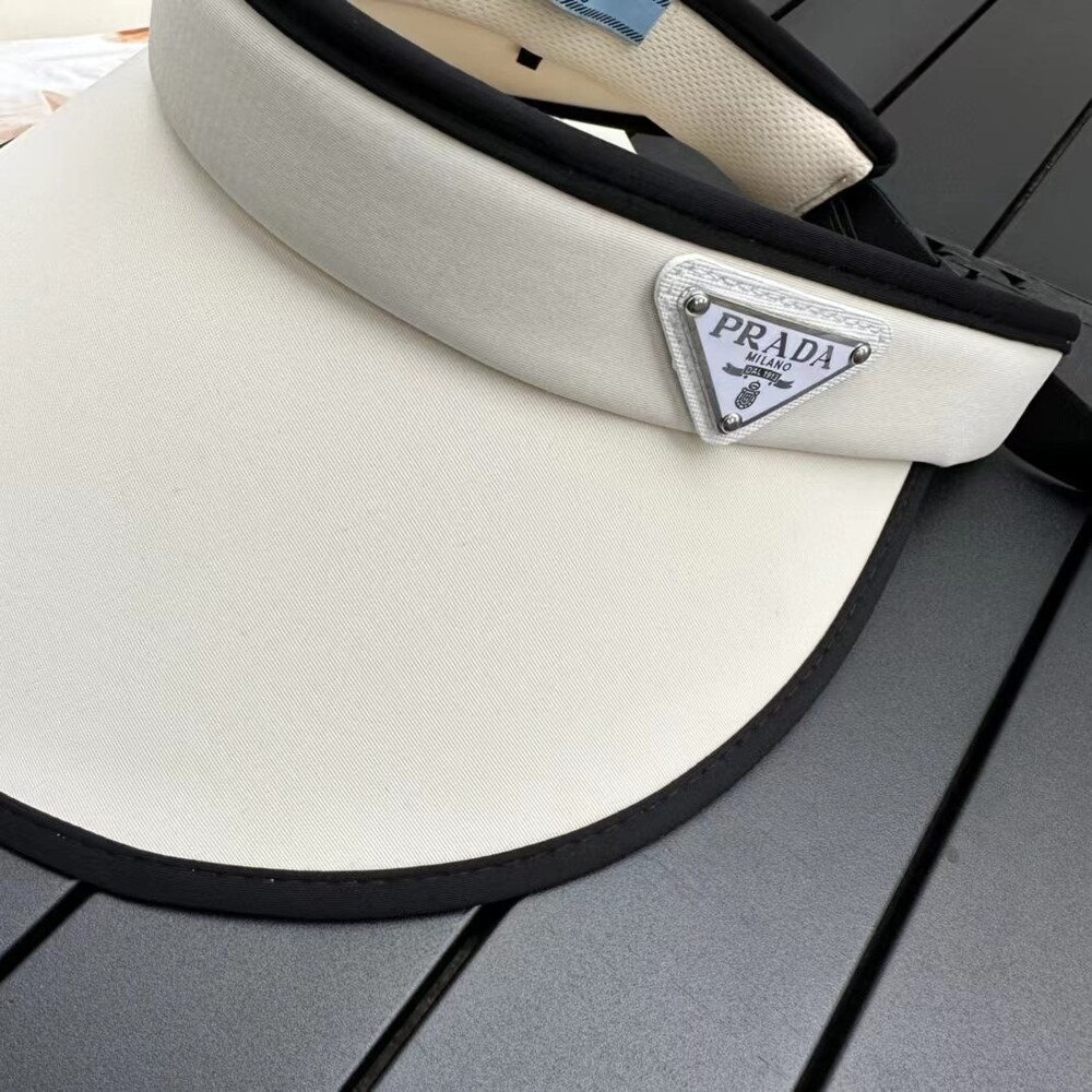 Prada Re Nylon Visor White - Picture 2 of 8